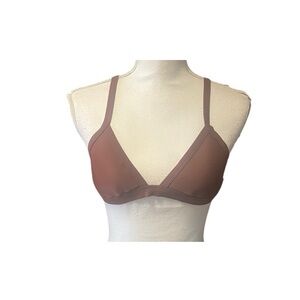 93 Play Street Serena‎ Triangle Bikini Top In Cappuccino